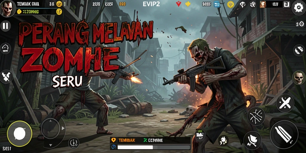 Tampilan antarmuka permainan EVIP2 yang memikat dan seru.