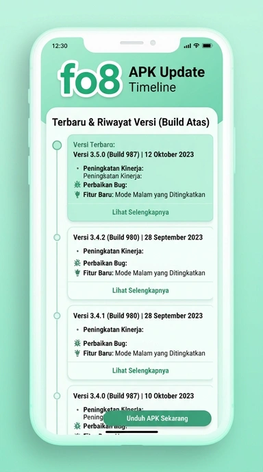 Riwayat Versi Aplikasi fo8 untuk Android